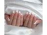 【自爪 】オーロラ/ ミラー/　フレンチ　¥7,500　→ ¥6,500