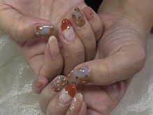 マウムネイル(maeum nail)/オレンジデザイン