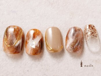 アイネイルズ 吉祥寺店(I nails)/べっ甲もやもや[吉祥寺]