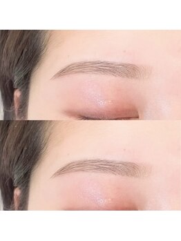 アテ ドゥ(ate deux)/平行アーチ眉