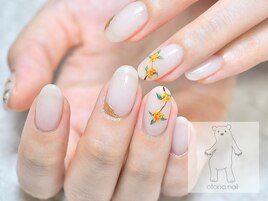 金木犀ネイル キンモクセイ