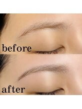 エムデコビューティ(M-DecoBeauty)/アイブロウwaxでスッキリ眉毛に