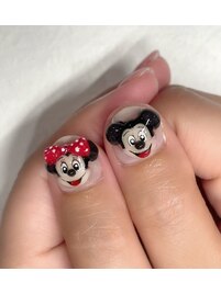 キャラクターパーツネイル♪