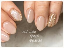 アネラ(ANELA)/もやもやミラーネイル