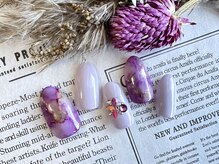 ジーシーネイル(G C nail)/大理石ネイル