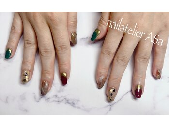 アーザ 吉祥寺(ASa)/クリスマスカラーネイル☆