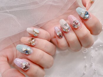 ジョアアンジェ 福島店(joieange)/ビジューネイル パラジェル