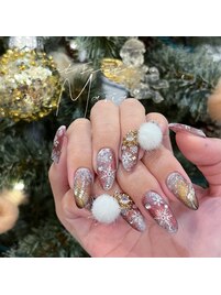 クリスマスネイル