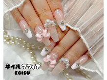 ネイルマフィア 恵比寿(NAIL MAFIA)/長さだし/ガーリー/推しネイル