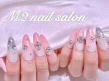 エムズ ネイルサロン(M2)/ピンククロムワンホンネイル
