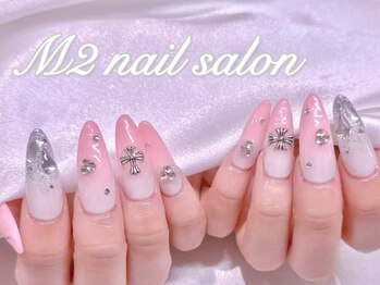 エムズ ネイルサロン(M2)/ピンククロムワンホンネイル