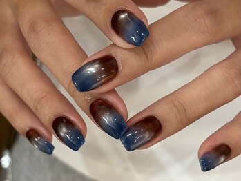 ミティネイル 北中城(mittynail)/秋★ニュアンスネイルパラジェル