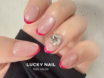 ラッキーネイル(LUCKY NAIL)の写真/自分至上最高に可愛いネイルへ、トレンドのワンホン/マグネット等SNSで話題のデザインもお任せ◎