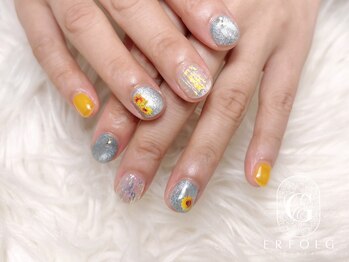 エアフォルクギンザ 横浜店(ERFOLG GINZA)/ひまわりネイル