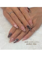 アトリエ エヌ(Atelier enu)/上品な大人可愛い♪レースネイル