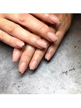 アイビーネイル(ivy-nail)/おしゃれストレートフレンチ♪