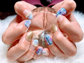 ツイードネイル♪