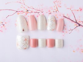 【桜ネイルフット2023】￥12254