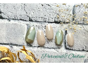 ピュアネイルアンドオンディーヌ/定額シンプルデザイン