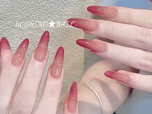 ホシノネイル(HOSHINO NAIL)/長さだしカラーグラデーション