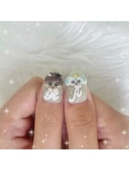 プリュム(Plume)/3D/推しネイル/キャラクター