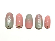 ネイルアンドアイ ミント(nail＆eye mint)/7月キャンペーンネイル