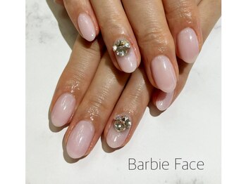 バービーフェイス 恵比寿(Barbie Face)/Vカットストーン×シアーカラー