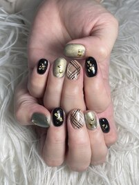 バレンタインネイル