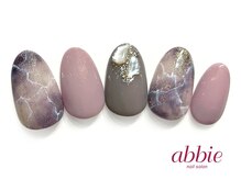ネイルサロン アビー グランデュオ蒲田店(abbie)/ニュアンス大理石¥12562