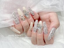 ネイルサロン ジョアアンジェ 天王寺店(joie ange)/ツイードネイル　