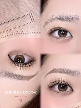 メル(meru)/eyebrow × lash lift