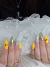 イエロー×ロゴネイル