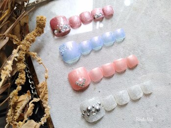 リンドゥネイル(Rindu Nail)/フット新作　定額6980