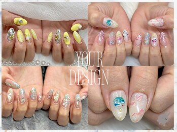 バニーラッシュ(Bunny Lash)/【持ち込みデザインネイル】