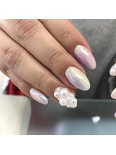 ネイルサロン クール(Nailsalon Coeur)/ミラーネイル パール