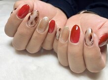 サロンドフォーエイチ(salon de 4H)/ミラーとニュアンスレオパード★