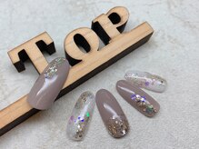 サロン ザ トップ(Salon the Top)/グレージュｘラメ