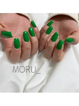 モルネイル(MORU nail)/グリーンカラー .