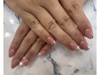 ネイルサロン ドレス(Nail Salon Dress)/○ガラスフレンチ