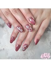キャンディーネイルズ(Kandy Nails)/雪の結晶ネイル