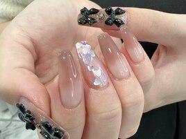 リボンネイル/グラデーション