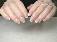 ブラソンネイル(Blossom nail)/ガラスフレンチ