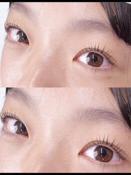 エイミー(AMY)の写真/[牛久/まつ毛パーマ/パリジェンヌ］目元可愛さ2倍！ダメージレスまつ毛パーマ☆感動の仕上がりをご提供♪