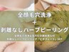 【徹底3毛穴ケア★】毛穴洗浄(全顔)+剥離なしハーブピーリング+引き締め導入