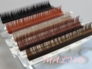 アイラッシュマルヴァ(Eye Lash Malva)/ブラウンのマットラシュ