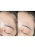 同時施術で眉と一緒に額もスッキリつるすべ♪額＋眉WAX＋眉スタイリング¥6000
