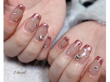 ニーヨンネイル(24nail)/ミラーフレンチ