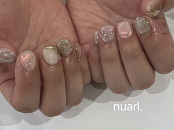 ヌアール(nuarl.)/うるうるニュアンスネイル