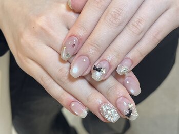 オーニ(ONNY)の写真/ご新規様限定クーポン有☆華やかなイベントにも◎お客様の≪理想のネイルデザイン≫に向き合います！