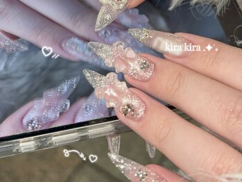 アイネイルズ 四条河原町店(I-nails)の写真/長さだしもお任せ!10本長さ出しワンカラーorラメグラ11500円/スカルプ180分つけ放題18000円☆[河原町/定額]